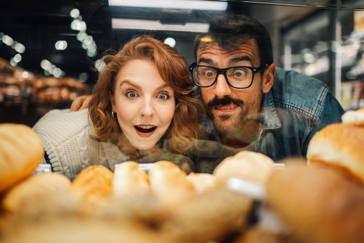 Selfie à la boulangerie